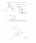 Part Location Diagram of 791384 Briggs and Stratton Carburetor